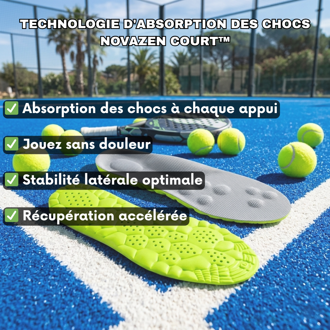 Semelle NovaZen Court™ — Jouez plus longtemps, sans douleur.