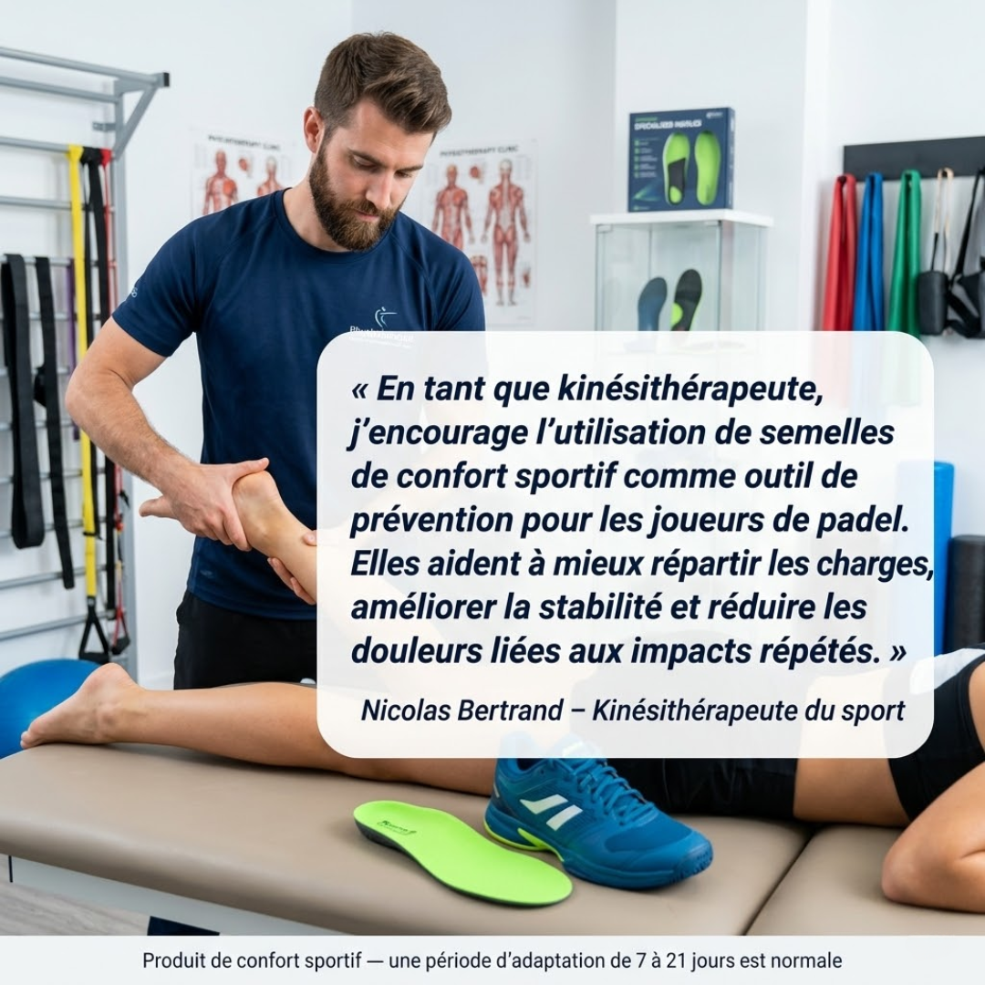 Semelle NovaZen Court™ — Jouez plus longtemps, sans douleur.