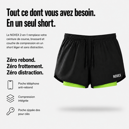 Short NOVEX 2-en-1